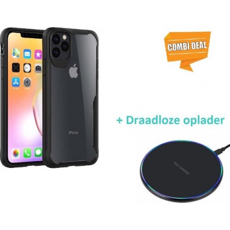 Anti Shock case iPhone 11 met draadloze oplader