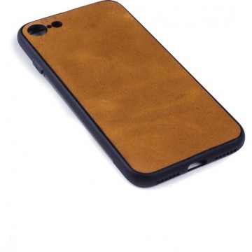 Leren Telefoonhoesje iPhone SE 2020 / 2nd generation – Bumper case - Cognac Bruin