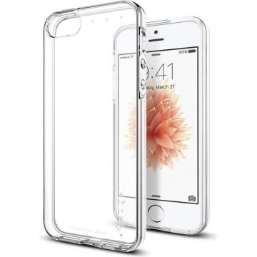 Spigen Liquid Armor Apple iPhone SE Hoesje - Crystal Clear