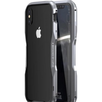 iPhone 7 Plus / 8 Plus - metalen bumper - zilvergrijs