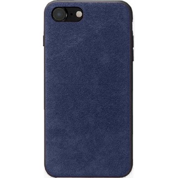 iPhone 7 / 8 / SE Alcantara Case Blauw