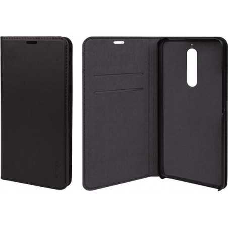 Nokia 5.1 (2018) Slim Flip Case - Zwart