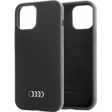 Audi Q3 Silicone Backcover iPhone 12 Pro Max hoesje - Zwart