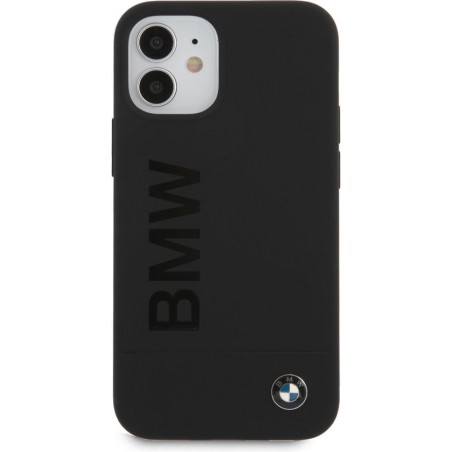 BMW Apple iPhone 12 Mini zwart Backcover hoesje - Big Logo