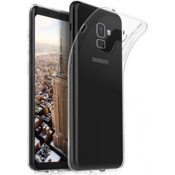 Samsung Galaxy A8 2018 Hoesje Transparant - Siliconen Case
