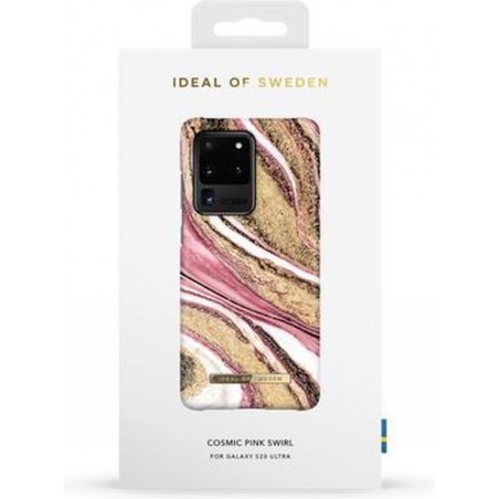 iDeal of Sweden Fashion Case Samsung Galaxy S20 Ultra Cosmic Pink Swirl