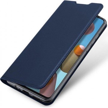 Samsung A21s - Samsung Galaxy A21s - Book Case - Donkerblauw