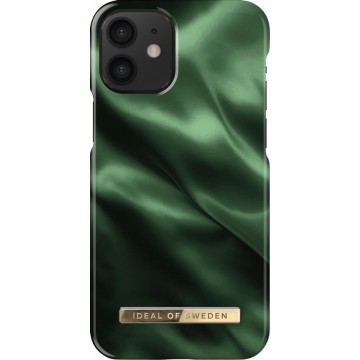 iDeal of Sweden Fashion Backcover iPhone 12 Mini hoesje - Emerald Satin
