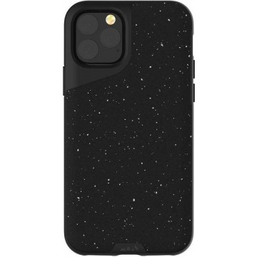 Mous Contour Backcover iPhone 11 Pro hoesje - Speckled Black Leather