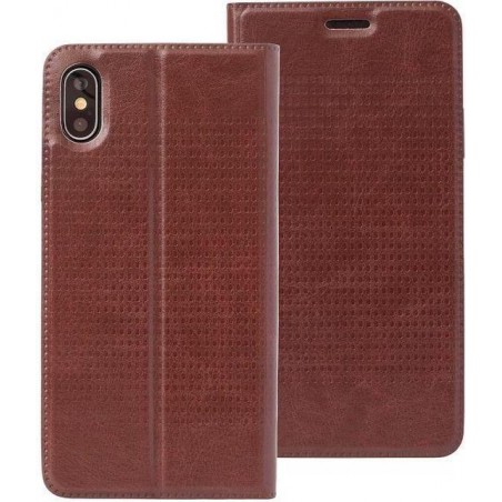 Bookstyle case voor Apple iPhone X / XS Bruin