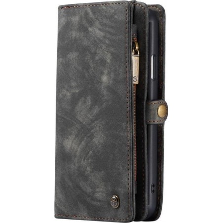 Mobigear CaseMe Luxury Wallet Case Zwart Apple iPhone 11