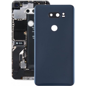 Batterij achterkant met cameralens voor LG V30 / VS996 / LS998U / H933 / LS998U / H930 (blauw)