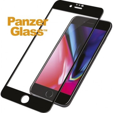 PanzerGlass Apple iPhone 8 / 7 Case Friendly Screenprotector Zwart
