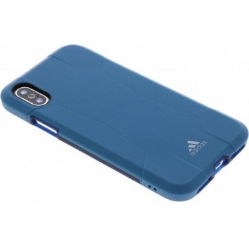 Adidas Sports Solo Backcover iPhone X / Xs hoesje - Blauw