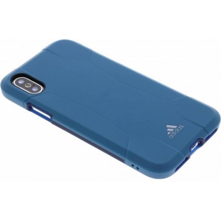 Adidas Sports Solo Backcover iPhone X / Xs hoesje - Blauw