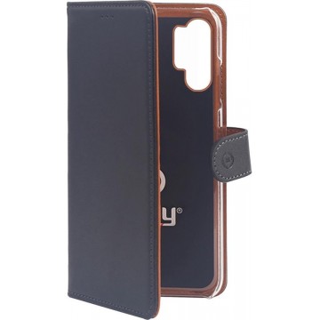Celly - Samsung Galaxy Note10 Plus - Wally Bookcase Black -Openklap Hoesje Samsung Galaxy Note Plus - Samsung Case Black