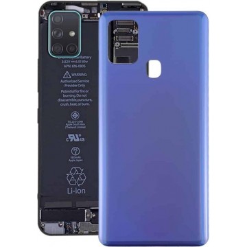 Batterij Back Cover voor Samsung Galaxy A21s (Blauw)
