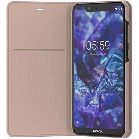 Nokia 5.1 Plus Entertainment Flip Cover - Cream