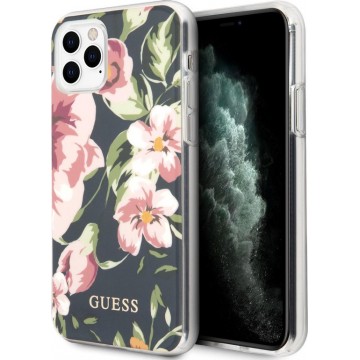 Guess - backcover hoes - iPhone 11 Pro Max - Floral No. 3 + Lunso beschermfolie