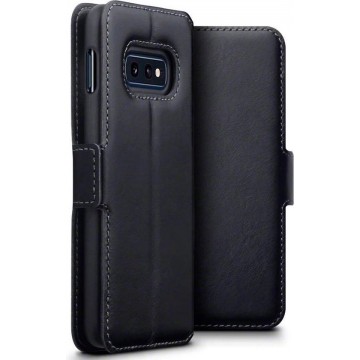 Samsung Galaxy S10e hoesje - CaseBoutique - Zwart - Leer