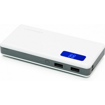 Mobile Powerbank 13000mAH met 2x USB output - Geschikt voor Smartphone/Tablets/ Digital Camera/MP3 - Inclusief Kabel