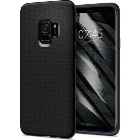 Hoesje Samsung Galaxy S9 - Spigen Liquid Air Case - Zwart