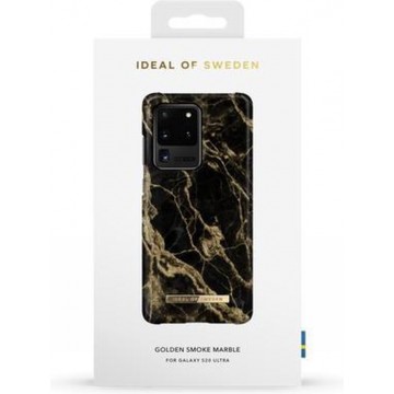 iDeal of Sweden Fashion Case Samsung Galaxy S20 Ultra Golden Smoke Marble