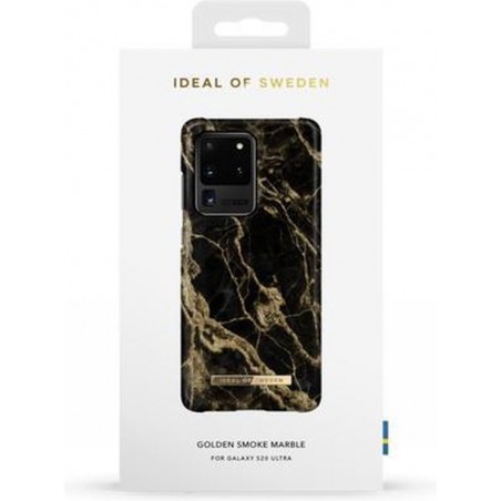 iDeal of Sweden Fashion Case Samsung Galaxy S20 Ultra Golden Smoke Marble
