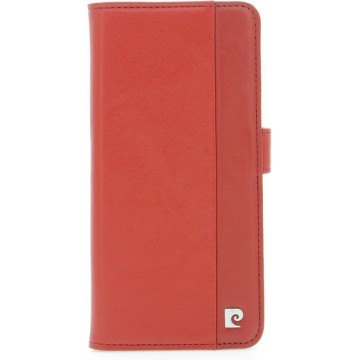 Pierre Cardin Samsung Galaxy S20 Ultra rood Booktype hoesje - Echt leder