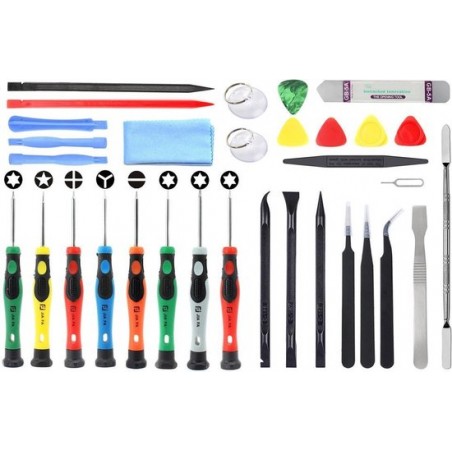 Let op type!! JF-8136 32 in 1 Multi-model Available Metal + Plastic Disassemble Repair Tool Kit