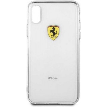Transparant Ferrari Backcover hoesje voor Apple iPhone XR - Shockproof
