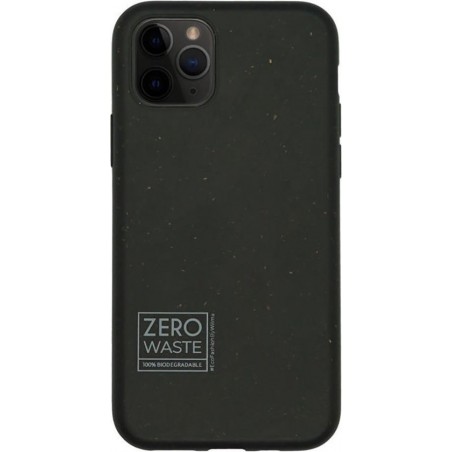 Wilma - iPhone 12 Hoesje - Black Biodegradable Zwart