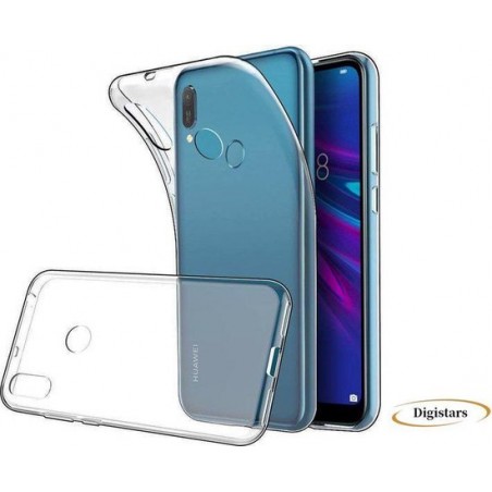 Huawei Y6 2019 back cover transparant - Transparant - Back cover - Huawei Y6 2019