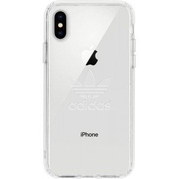 Adidas Originals Clear Backcover iPhone X / Xs hoesje - Transparant