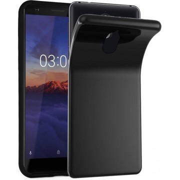 Nokia 3.1 silicone hoesje zwart