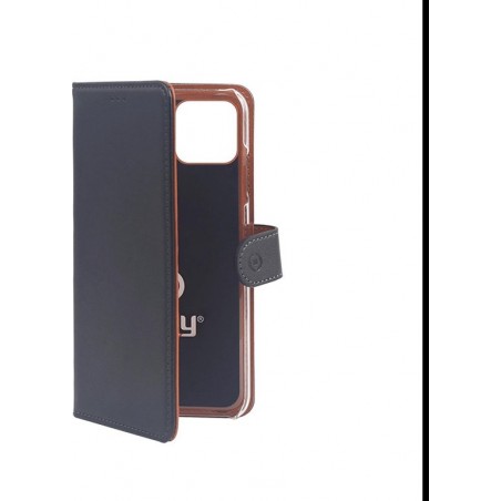 Celly - iPhone 11 - Wally Bookcase Black - Openklap Hoesje iPhone 11 - iPhone Case Black