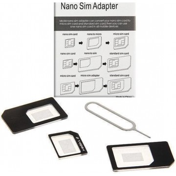 Micro sim en nano sim adapter set