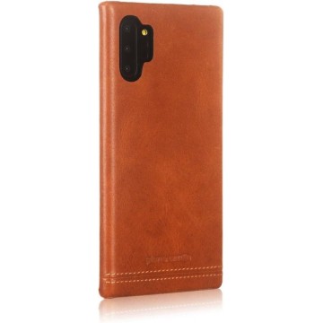 Pierre Cardin - echt lederen backcover hoes - Samsung Galaxy Note 10 Plus - Cognac