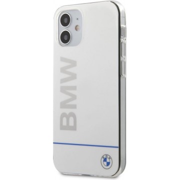 BMW hoesje achterkant voor iPhone 12 mini silicon- wit