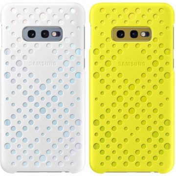 Samsung Pattern cover - wit/geel - voor Samsung Galaxy S10e