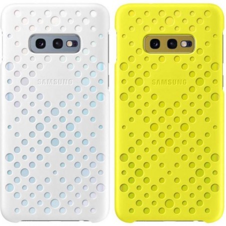 Samsung Pattern cover - wit/geel - voor Samsung Galaxy S10e