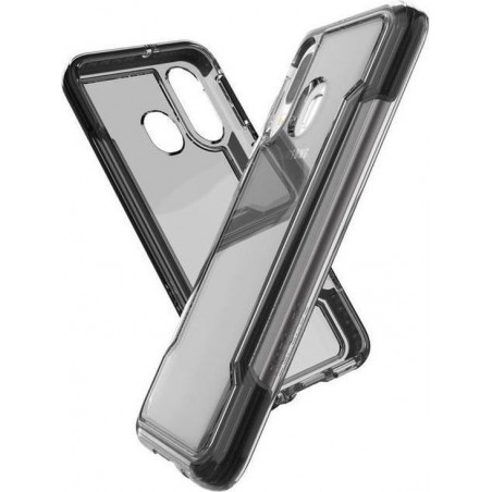 X-Doria Defense Clear Samsung Galaxy A40 Hoesje - Transparant/Zwart