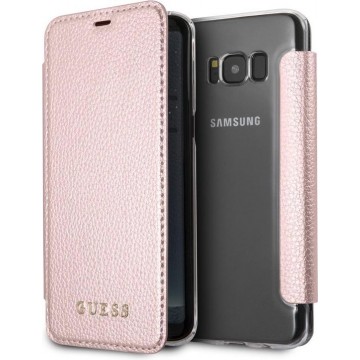 Samsung Galaxy S8+ hoesje - Guess - Rose goud - Kunstleer
