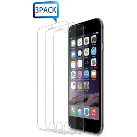 3 stuks Glass Screenprotector - Tempered Glass voor Apple iPhone 6 Plus / iPhone 6S Plus