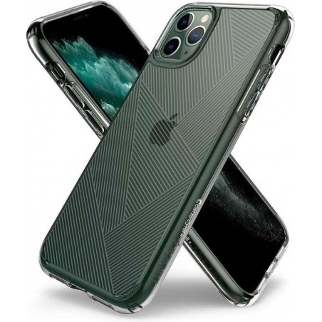 Spigen Apple iPhone 11 Pro Max Ciel by Cyrill Basic Pattern Hoesje - Transparant