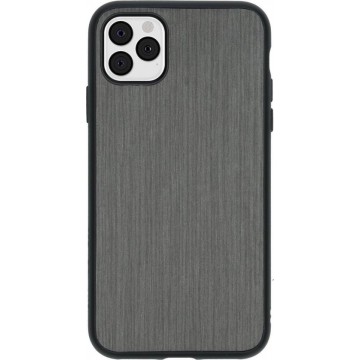 RhinoShield SolidSuit Backcover iPhone 11 Pro Max hoesje - Brushed Steel