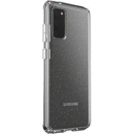 Speck Presidio Perfect Clear Glitter Samsung Galaxy S20 Clear/Gold - with Microban