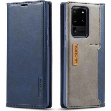 Samsung Galaxy S20 Plus Hoesje wallet case Portemonnee Hoesje - blauw