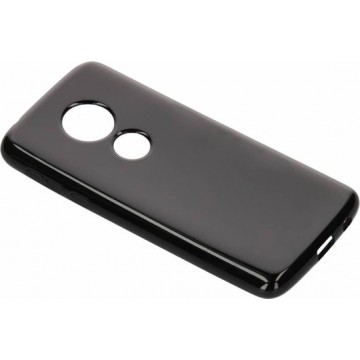 Softcase Backcover Motorola Moto E5 / G6 Play hoesje - Zwart