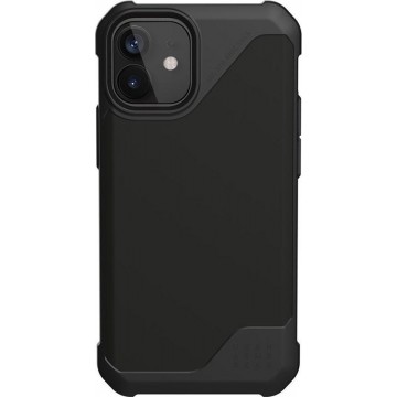 UAG - iPhone 12 mini Hoesje - Back Case Metropolis LT Satijn Zwart